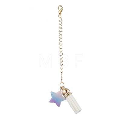 Resin Heart/Moon/Star Cup Charms HJEW-JM02071-1
