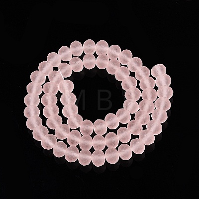 Transparent Glass Beads Strands EGLA-A044-T8mm-MD22-1