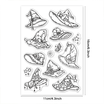 Custom PVC Plastic Clear Stamps DIY-WH0618-0085-1