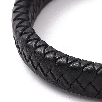 Men's Braided Leather Cord Bracelets BJEW-Q497-1