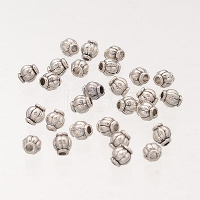 Barrel Tibetan Silver Spacer Beads LS-X-A575-NF-1