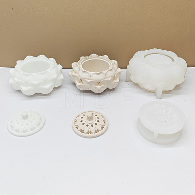 Lotus Shape Incense Holder Silicone Mold PW-WG3D7E8-01-1