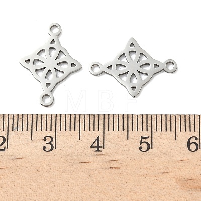 304 Stainless Steel Viking Knot Connector Charms X-STAS-G361-03P-1