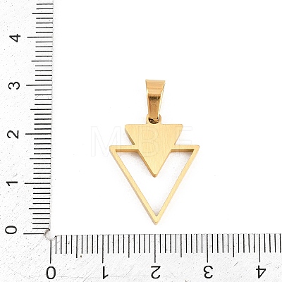 304 Stainless Steel Enamel Pendants STAS-B137-03G-1