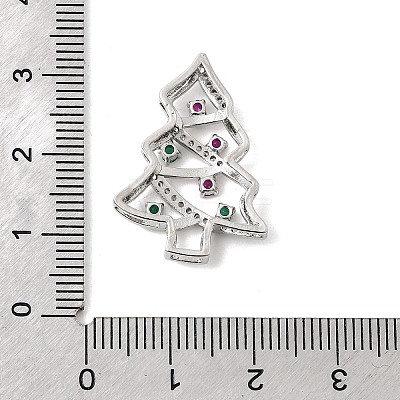 Brass Micro Pave Cubic Zirconia Pendants KK-L258-01P-B01-1