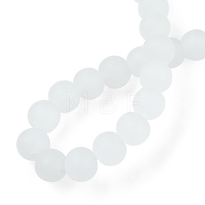 Imitation Jade Glass Beads Strands GLAA-T032-J6mm-MD01-1