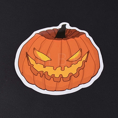 50Pcs Halloween Holographic Vinyl Waterproof Cartoon Stickers DIY-B064-01C-1
