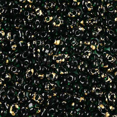 Picasso Spray Painted Glass Seed Beads SEED-T006-04-15-1