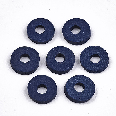 Handmade Polymer Clay Beads X-CLAY-Q251-6.0mm-47-1