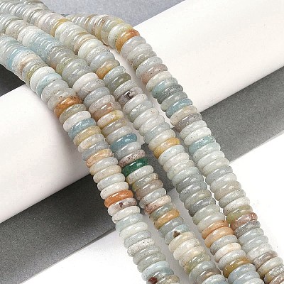 Natural Flower Amazonite Beads Strands G-Q159-B13-01-1