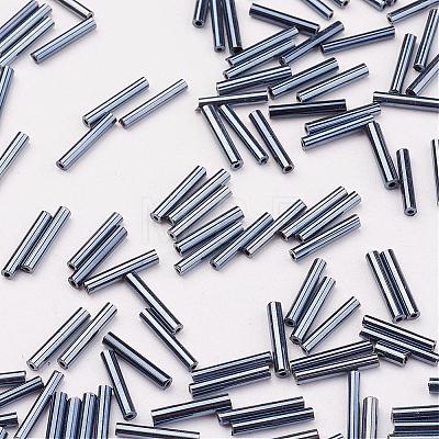 Glass Bugle Beads SEED-E001-12mm-129#-1