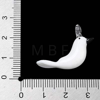 Handmade Lampwork Pendants LAMP-F043-04-1