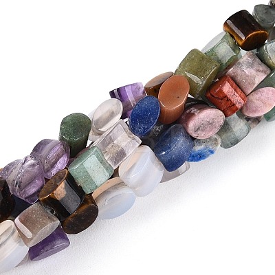 Natural Mixed Gemstone Beads Strands G-T143-33-1