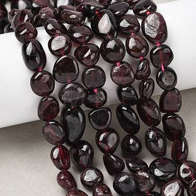 Natural Garnet Beads Strands G-B161-B11-1