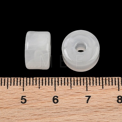 Two-Color Opaque Acrylic Imitation Gemstone Beads AC-CBA3EFE-02A-1
