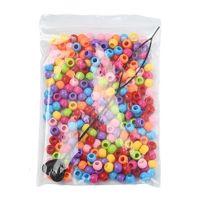 208Pcs Acrylic European Beads OHAR-FS0001-02B-1