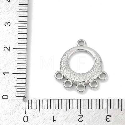 304 Stainless Steel Chandelier Component Links STAS-Q350-14P-1