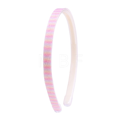 Cute Glitter ABS Plastic Hair Bands PW-WG6FA95-04-1