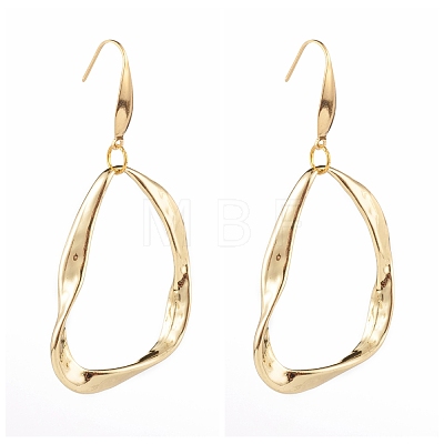 Alloy Twisted Ring Dangle Earring Sets EJEW-JE04503-1