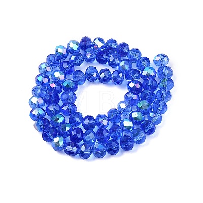 Electroplate Glass Beads Strands EGLA-A044-T8mm-L14-1