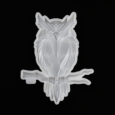 Owl on the Branch DIY Silicone Molds LS-AJEW-D052-05-1