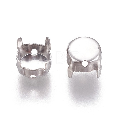 Non-Tarnish 316 Surgical Stainless Steel Sew on Prong Settings X-STAS-E470-01A-P-1