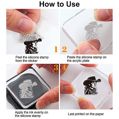 Custom PVC Plastic Clear Stamps DIY-WH0448-0632-1