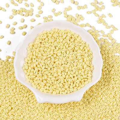 Baking Paint Glass Seed Beads SEED-T006-03B-1