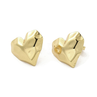 Ion Plating(IP) 304 Stainless Steel Stud Earrings EJEW-C082-03B-G-1