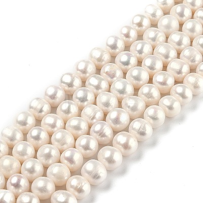Natural Cultured Freshwater Pearl Beads Strands PEAR-L033-25-01-1