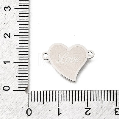 201 Stainless Steel Connector Charms STAS-B143-03G-P-1