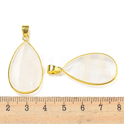 Natural Quartz Crystal Pendants G-K338-20G-1