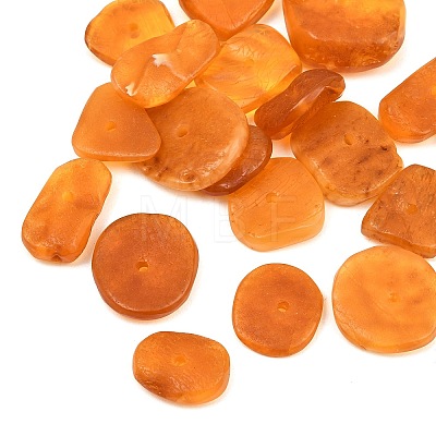 Natural Orange Amber Beads G-K426-01-1