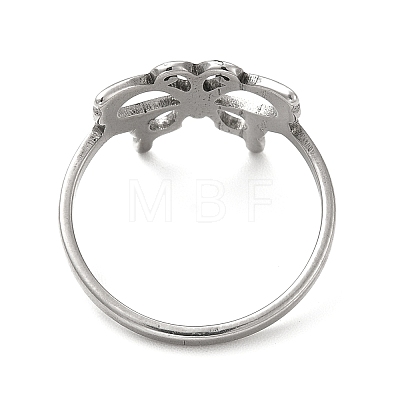 Classic 201 Stainless Steel Finger Rings RJEW-G278-28P-1