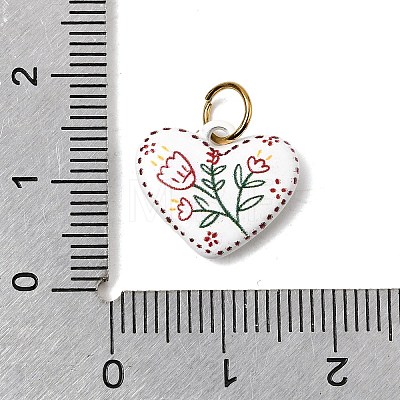 Printing 304 Stainless Steel Pendants STAS-K304-12A-G-1