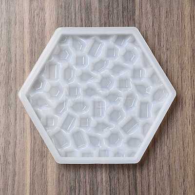 Silicone Diamond Texture Cup Mat Molds DIY-C061-04A-1