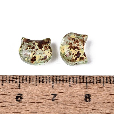 Picasso Transparent Glass Beads SEED-N012-07E-1