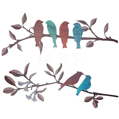 Iron Laser Cut Metal Wall Art Decor HJEW-WH0042-39-1