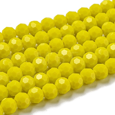 Opaque Glass Beads Stands EGLA-A035-P6mm-D04-1