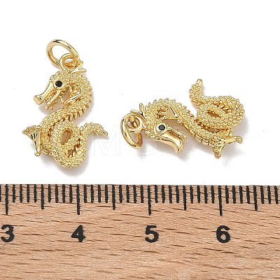 Brass Micro Pave Cubic Zirconia Pendants KK-K420-04G-1
