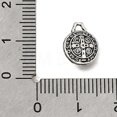 Religion Tibetan Style Alloy Charms FIND-Z128-05AS-1