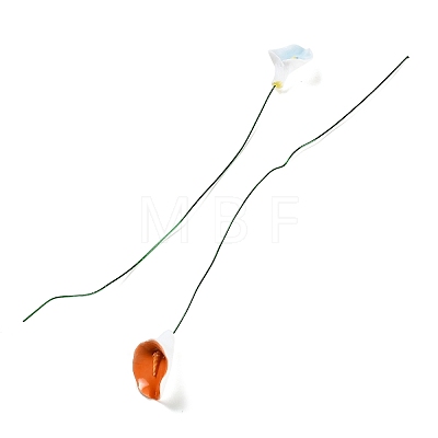 Ceramic Calla Lily Flower Stems with Iron Stem PR-CBAD4A8-02-1