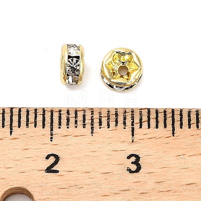 316 Surgical Stainless Steel Rhinestone Spacer Beads STAS-L285-001G-02-1-1