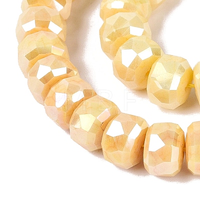 Anti-Tarnish Electroplate Glass Beads Strands GLAA-T025-10mm-11C-1