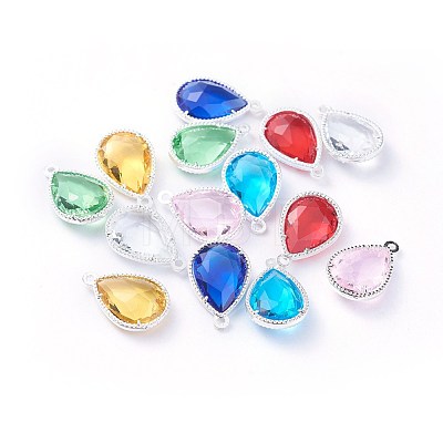 Glass Pendants GLAA-A037-G-S-1