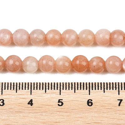 Round Natural Multi-Moonstone Beads Strands G-I176-09-6mm-1