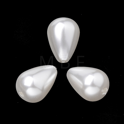 Eco-Friendly Plastic Imitation Pearl Beads Strands X-MACR-S286-I-04-1