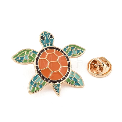 Alloy Enamel Brooches PALLOY-D363-01D-KCG-1