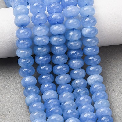 Natural White Jade Beads Strands G-E507-01-09-1