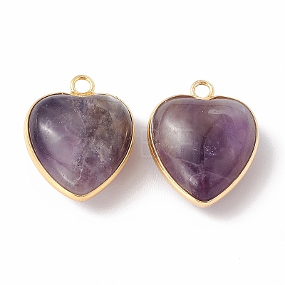 Natural Amethyst Pendants G-C005-01G-16-1